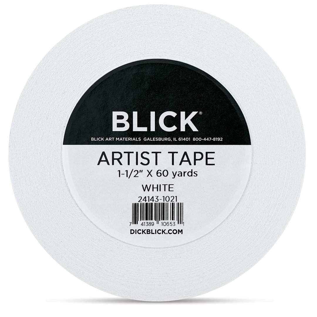 Open in modal - Blick Artist Tape - White, 1-1/2" x 60 yds, front