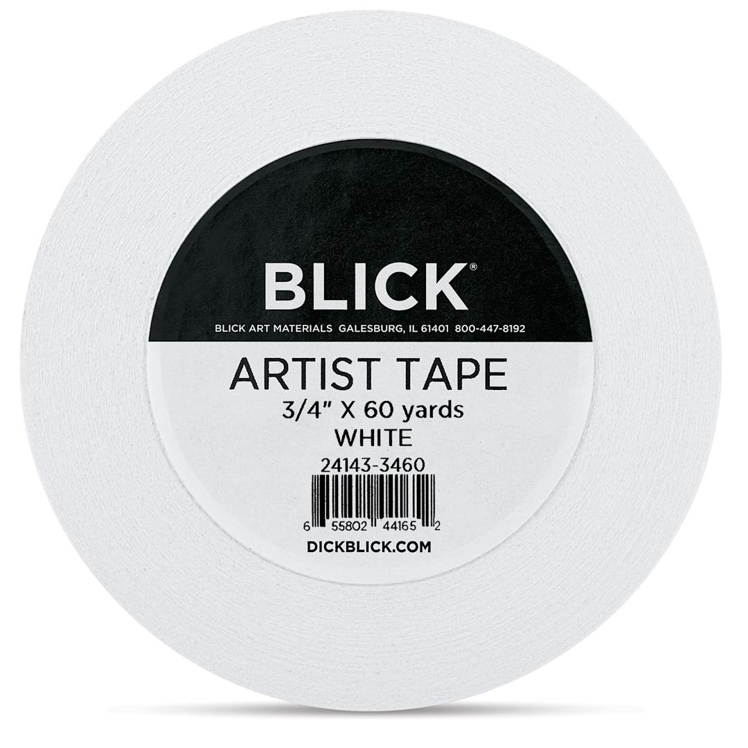 Open in modal - Blick Artist Tape - White, 3/4" x 60 yds, front