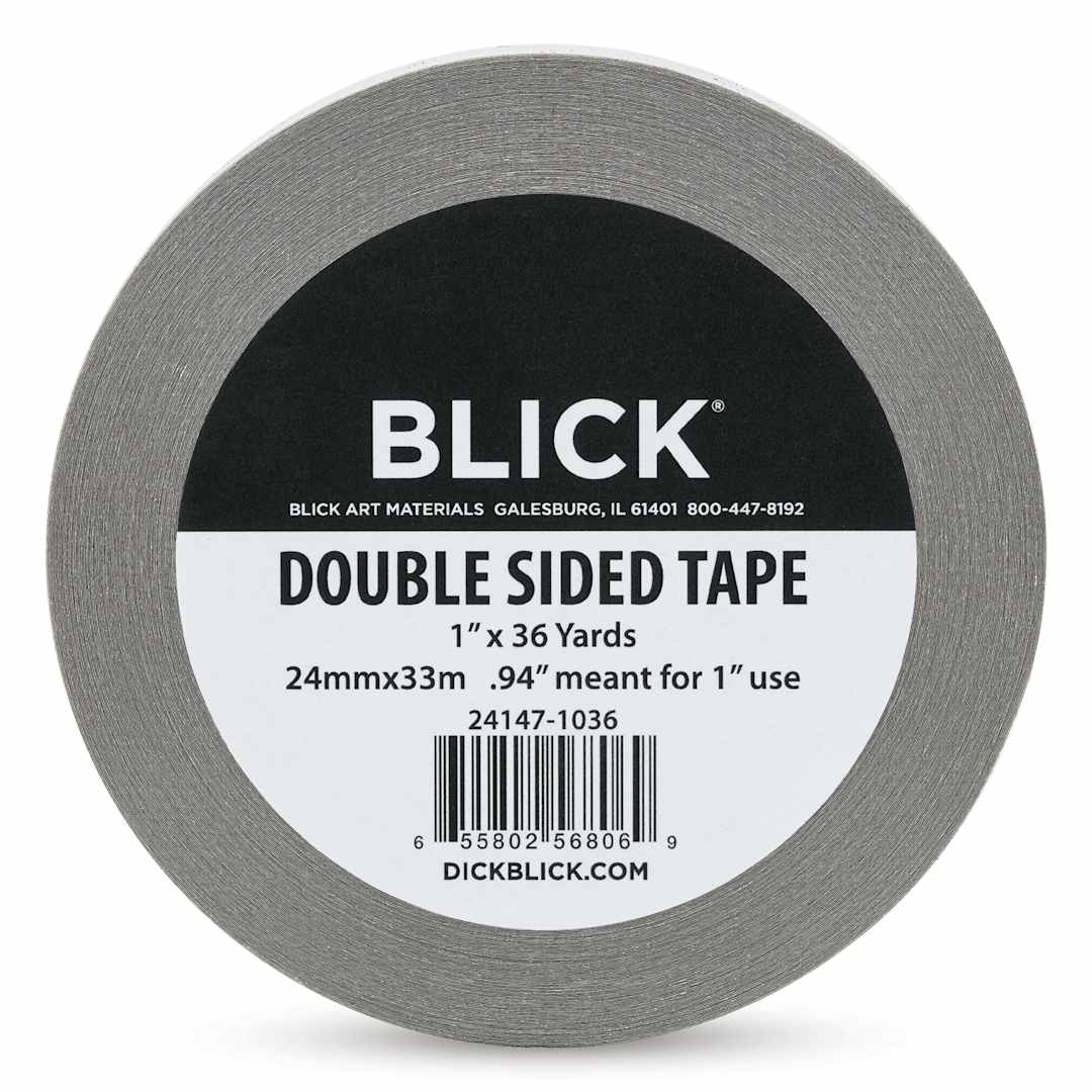 Open in modal - Blick Double-Sided Tape - 1" x 36 yds (Front of packaging)