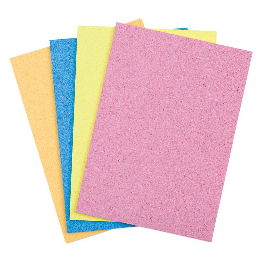 Open in modal - Hygloss Sponge Ums - Set of 4 sheets shown in fan

