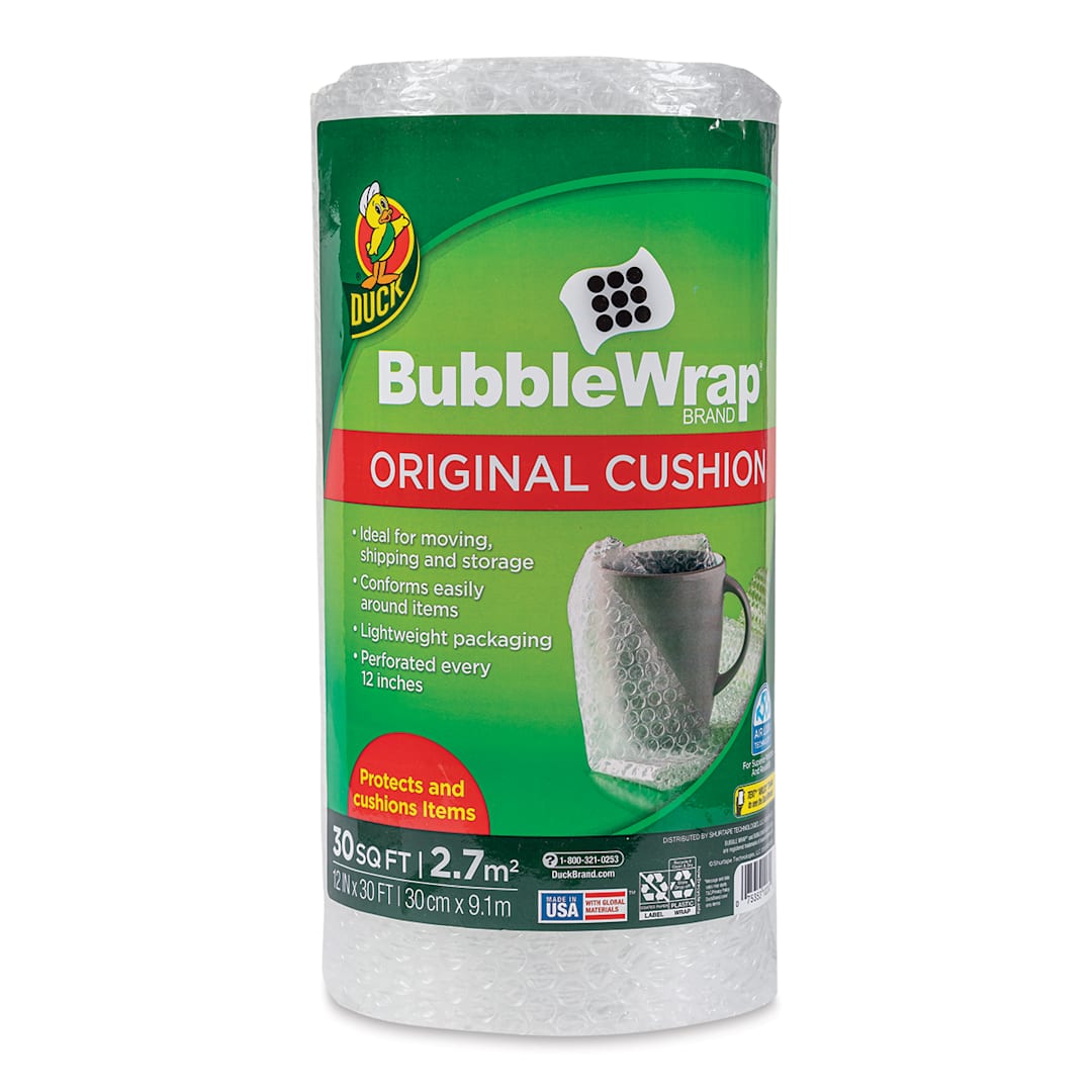 Open in modal - ShurTech Duck Bubble Wrap - 12" x 30 ft - front of packaging