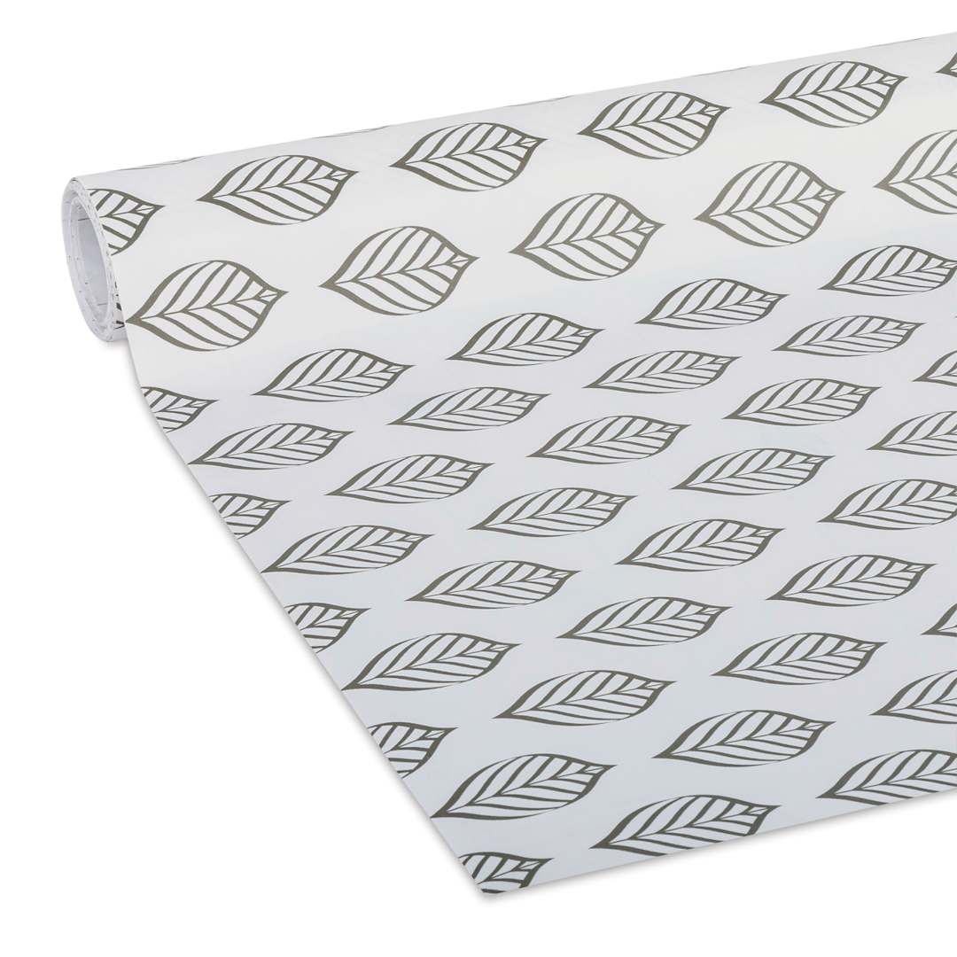 Open in modal - Duck EasyLiner Adhesive Laminate - Grey Pin Feather, 20" x 15 ft (Close-up of pattern)