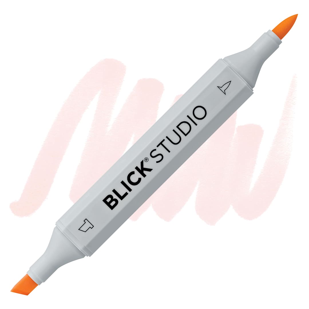 Open in modal - Blick Studio Brush Marker - Shell marker and swatch