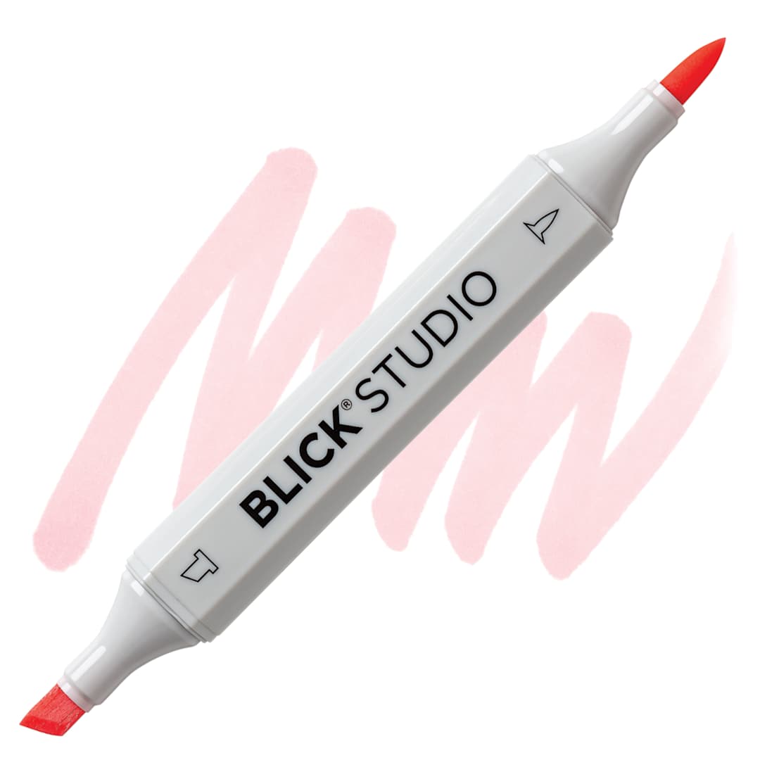 Open in modal - Blick Studio Brush Marker - Pink Pearl marker and swatch