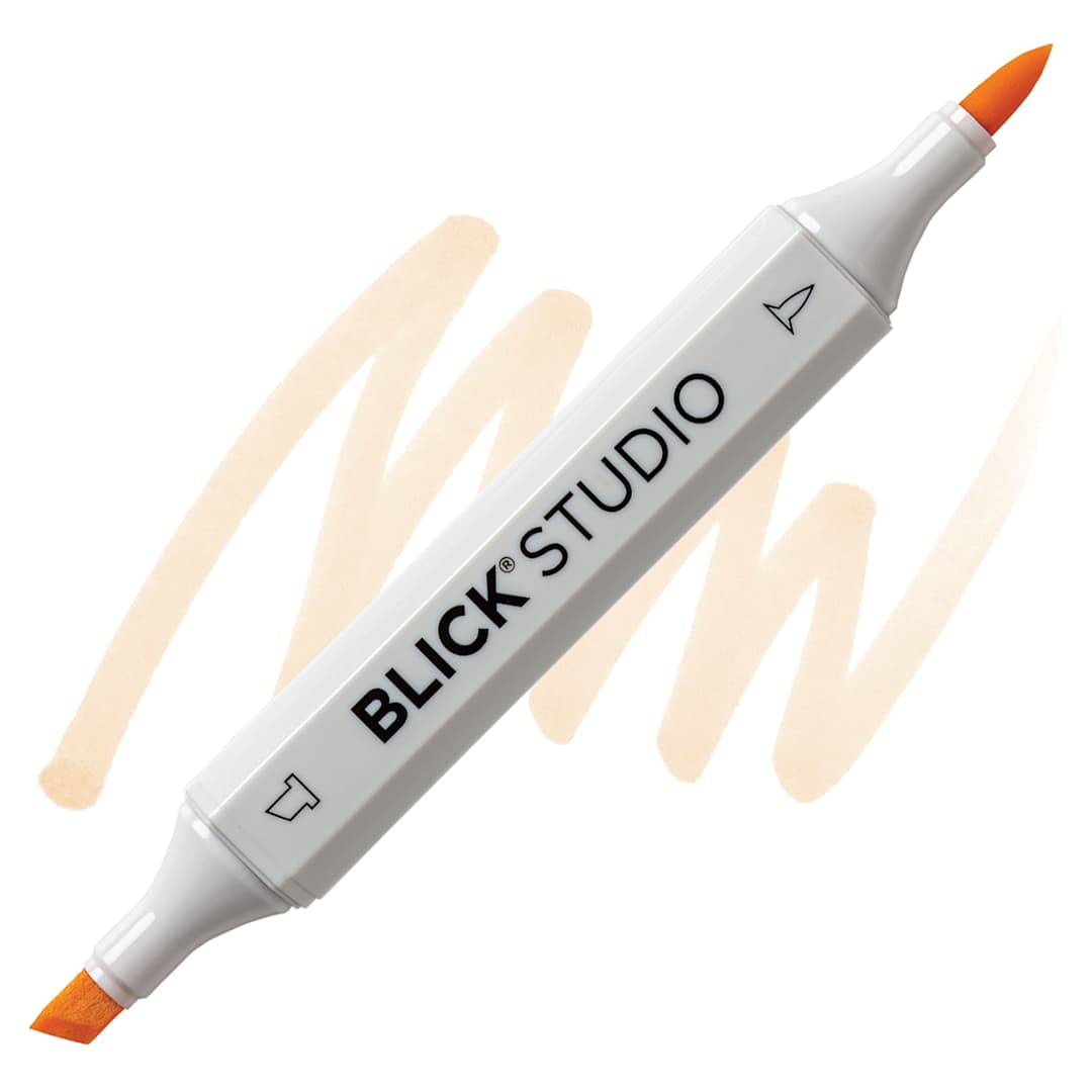 Open in modal - Blick Studio Brush Markers - Shortbread marker and swatch