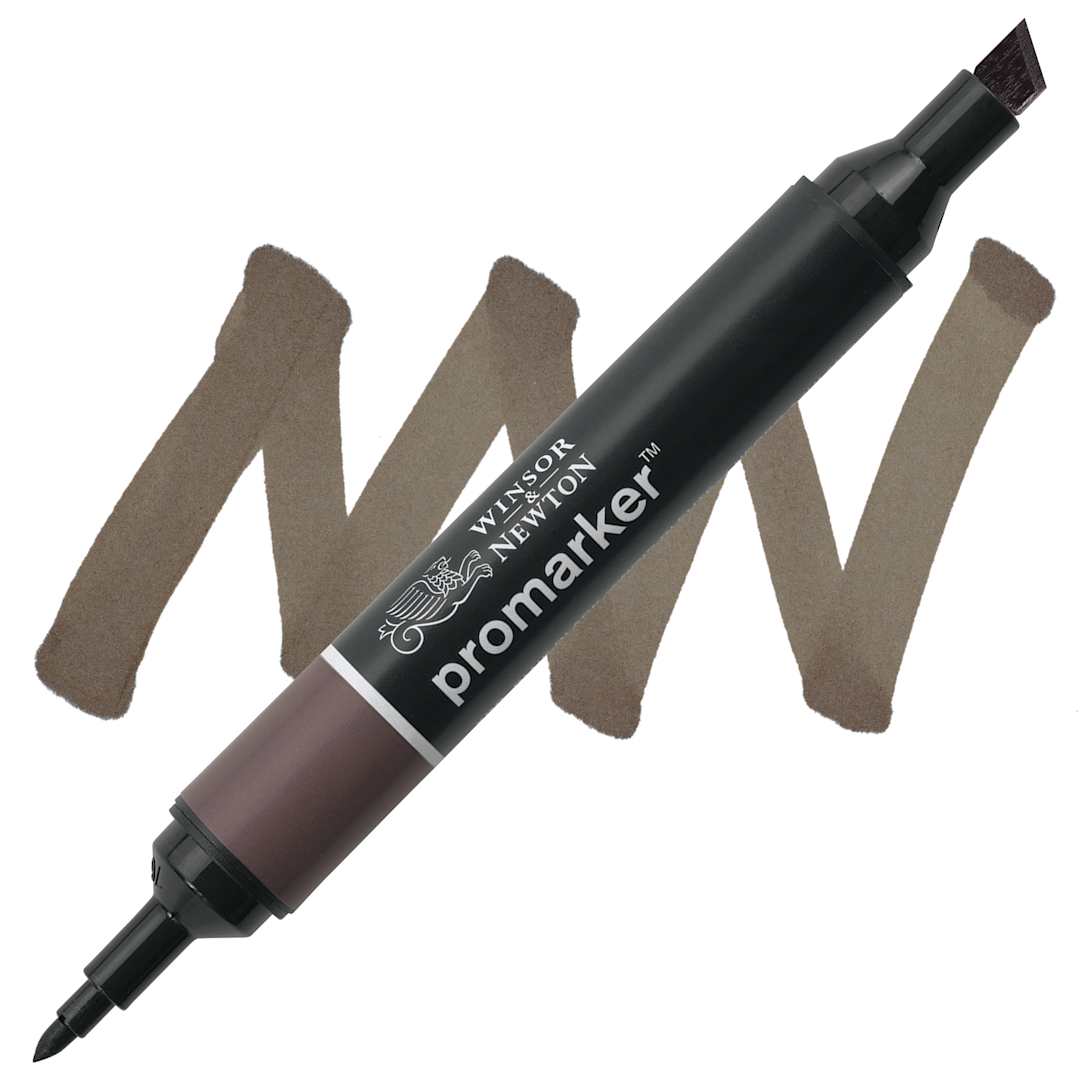 Open in modal - Winsor & Newton Promarker - Warm Grey 6 marker, with swatch