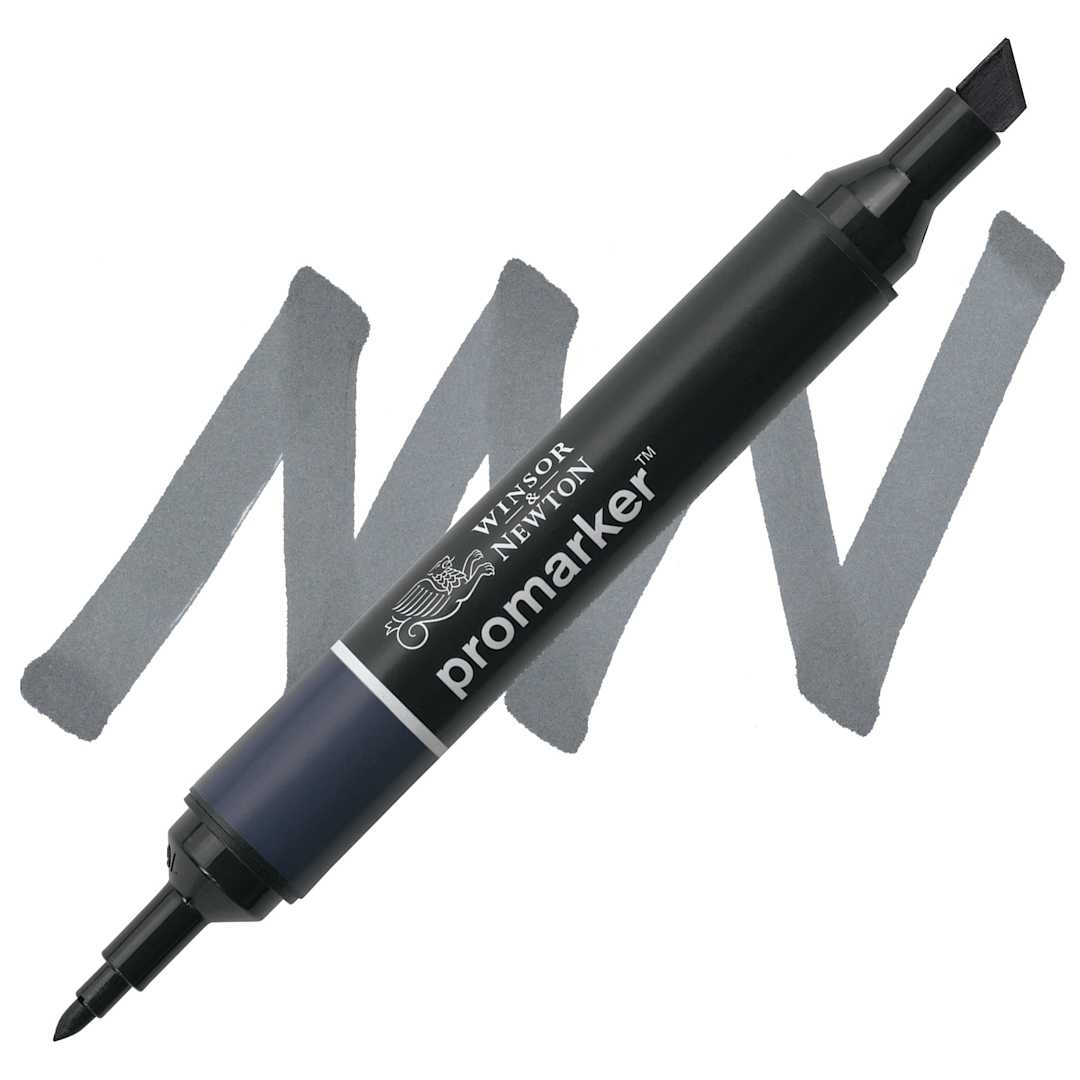 Open in modal - Winsor & Newton Promarker - Ice Grey 7, marker with swatch
