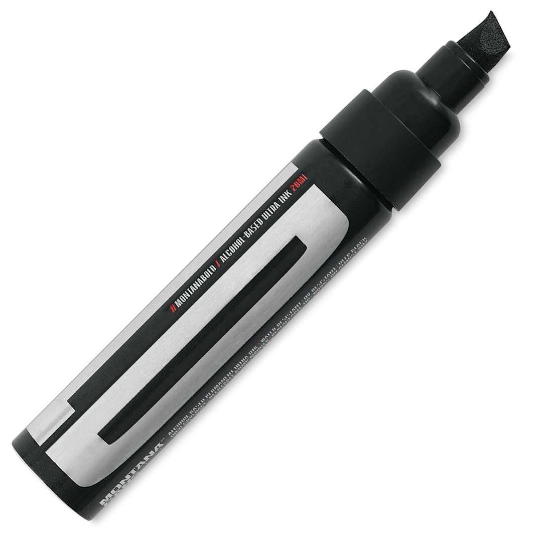 Open in modal - Montana Bold Markers - 10 mm Marker shown uncapped at angle