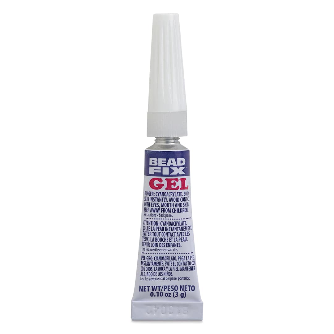 Open in modal - Beadalon Beadfix Adhesive Gel - 0.1 oz front of bottle