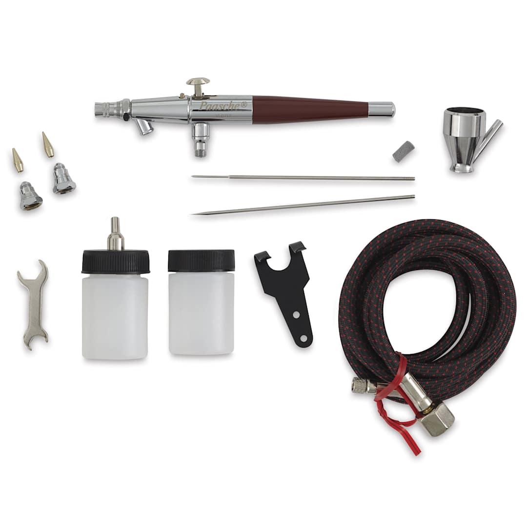 Open in modal - Paasche Model VL Double Action Airbrush - Complete Set