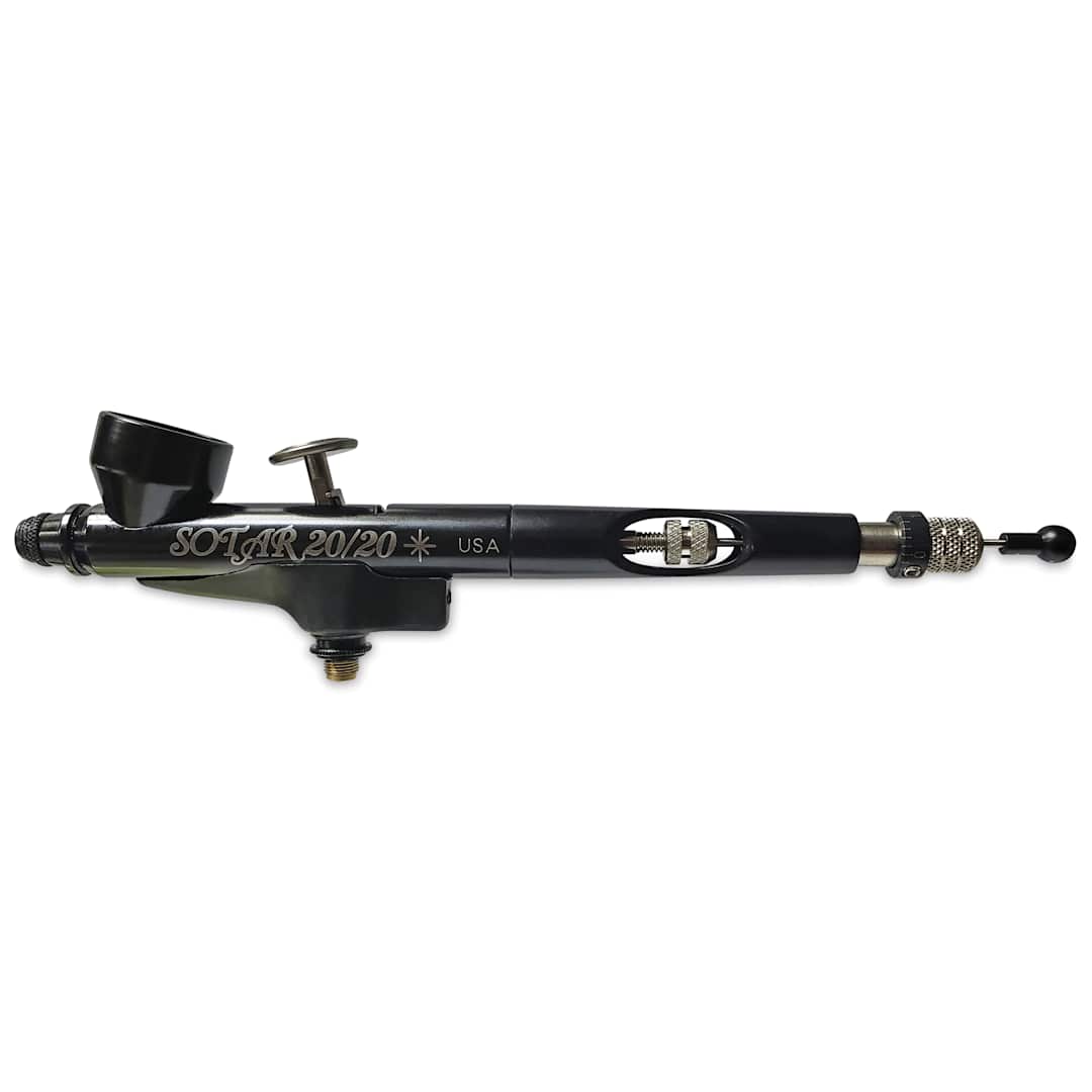 Open in modal - Badger Sotar 2020 Airbrush - Airbrush with Fine Tip and Gravity Cup