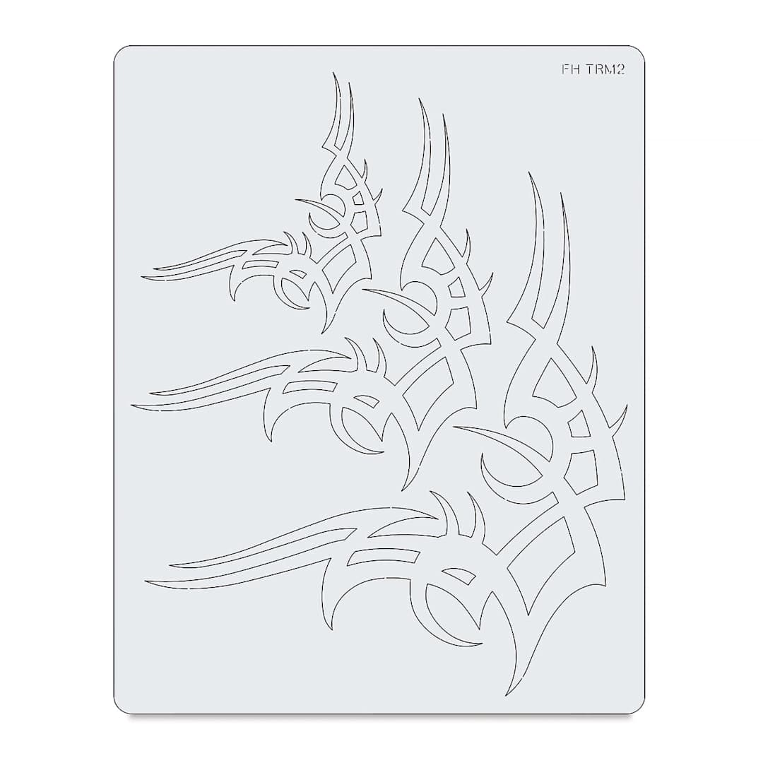 Open in modal - Artool Tribal Master Templates - Offset corner design shown