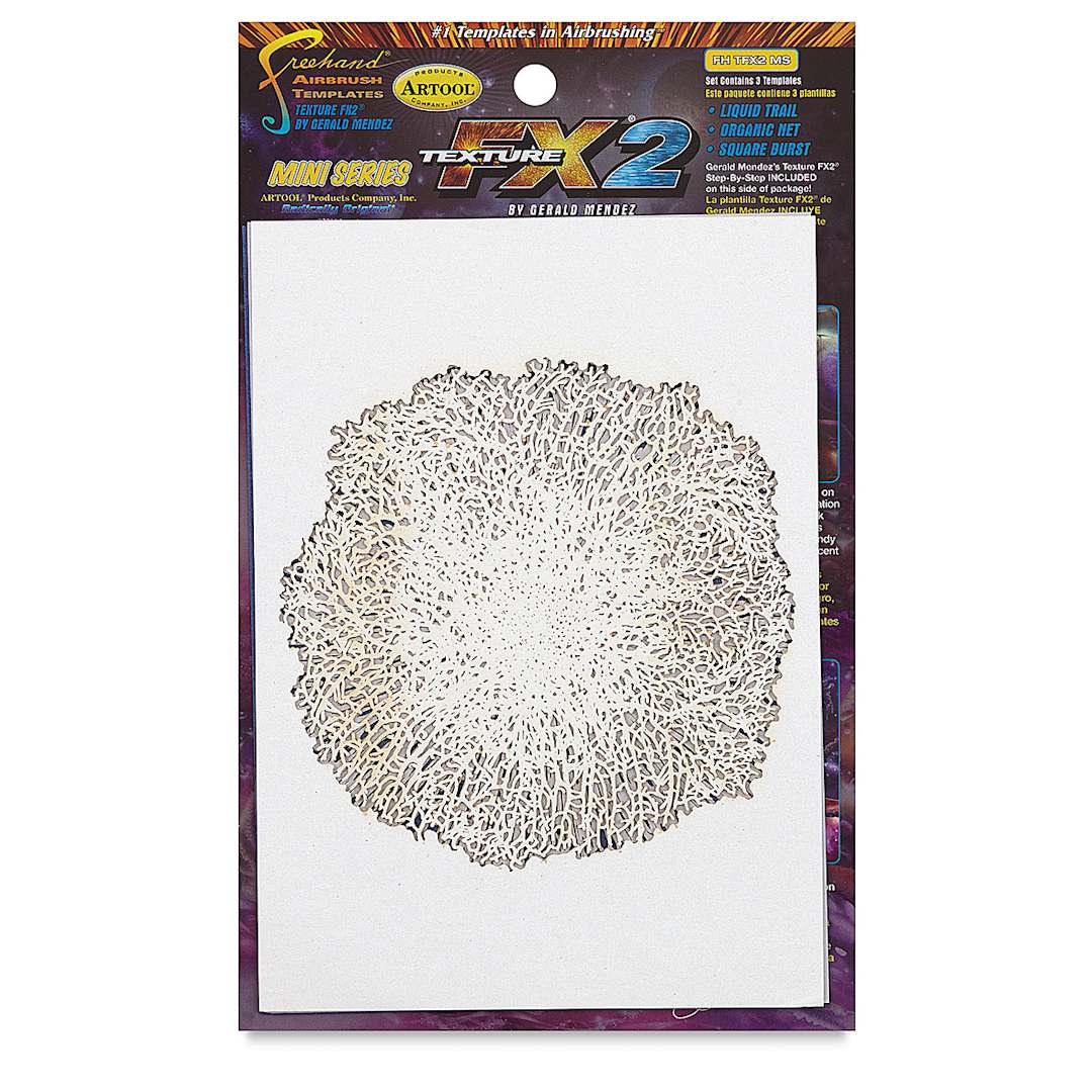 Open in modal - Iwata Artool Freehand Template - Mini, Set of 3, Texture FX2 (In packaging)