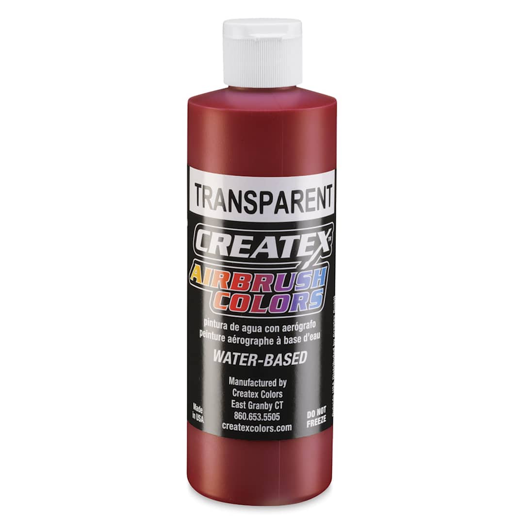 Open in modal - Createx Airbrush Color - 8 oz, Transparent Deep Red