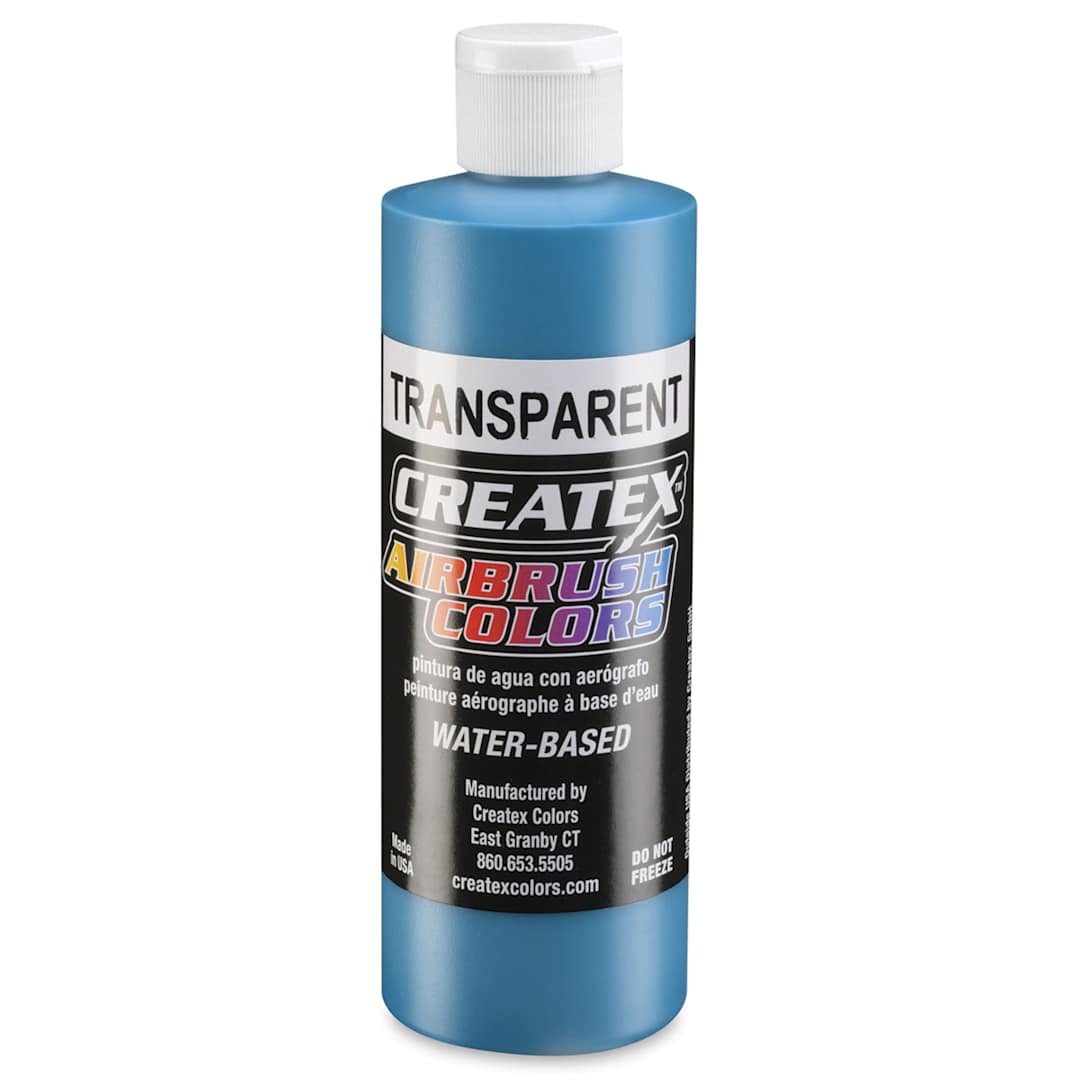 Open in modal - Createx Airbrush Color - 8 oz, Transparent Turquoise