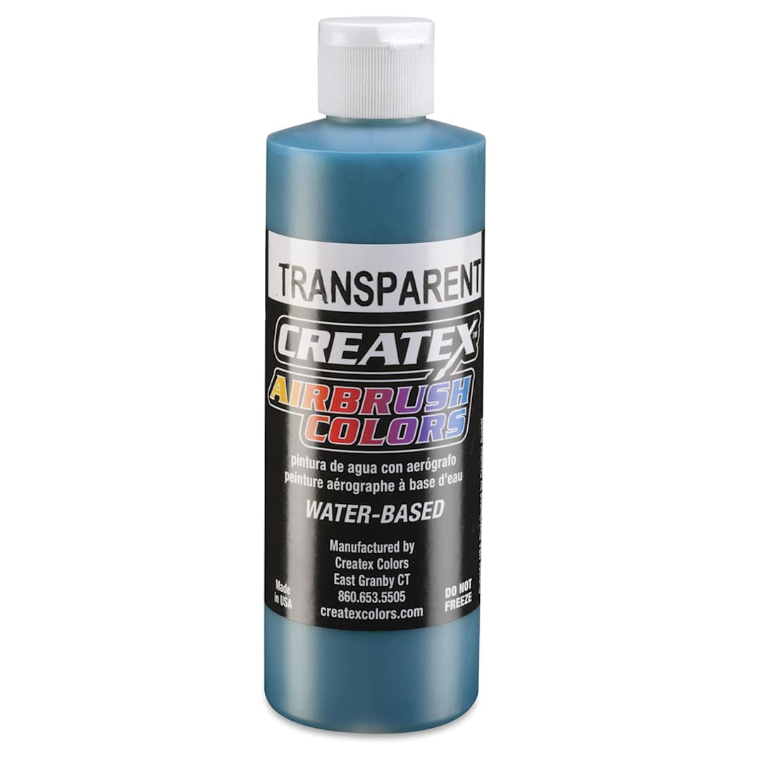 Open in modal - Createx Airbrush Color - 8 oz, Transparent Aqua