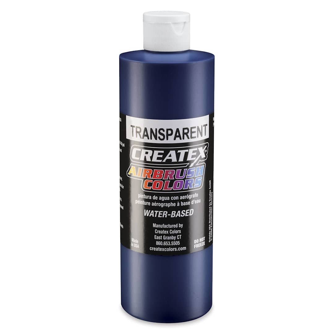 Open in modal - Createx Airbrush Color - 16 oz, Transparent Deep Blue