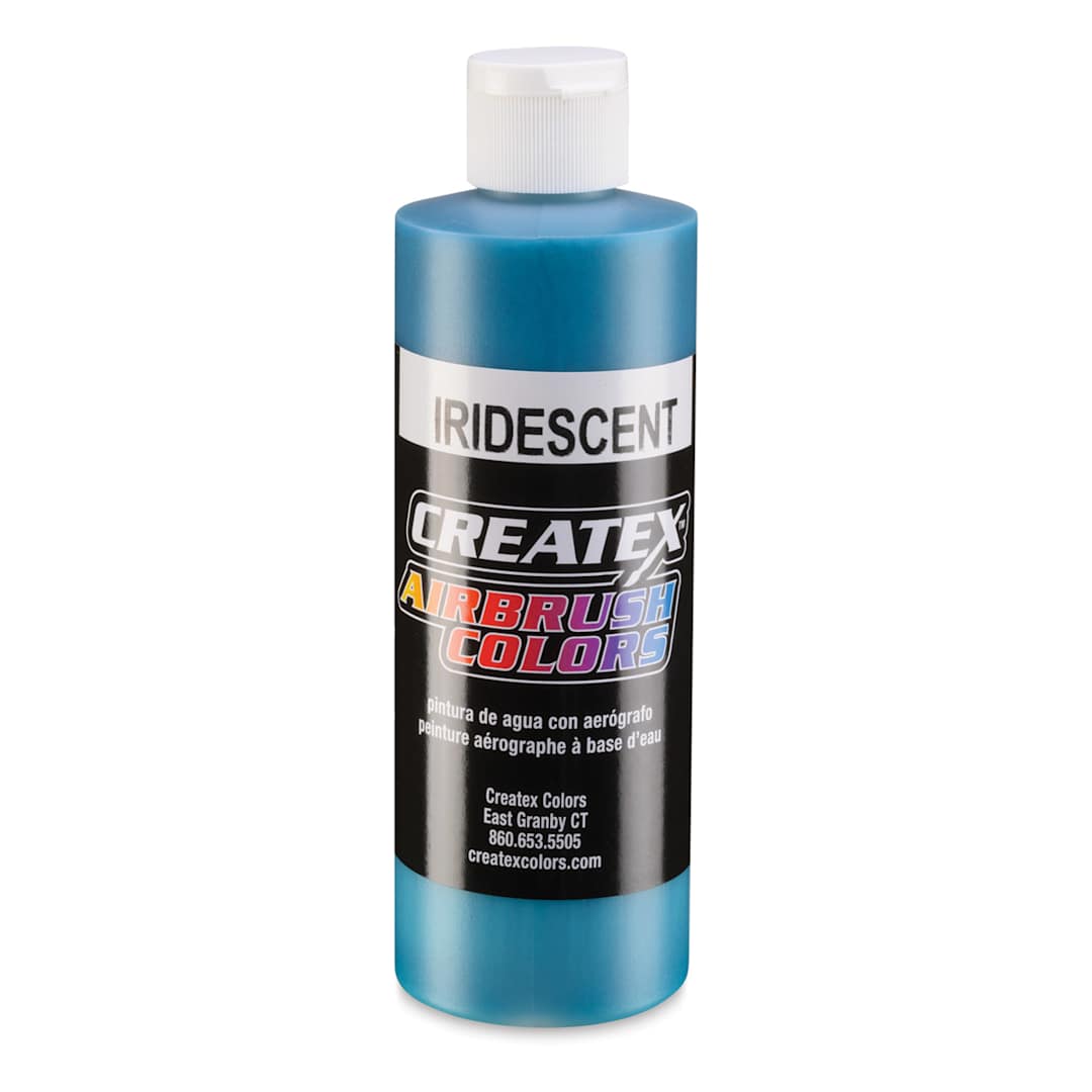 Open in modal - Createx Airbrush Color - 8 oz, Iridescent Turquoise