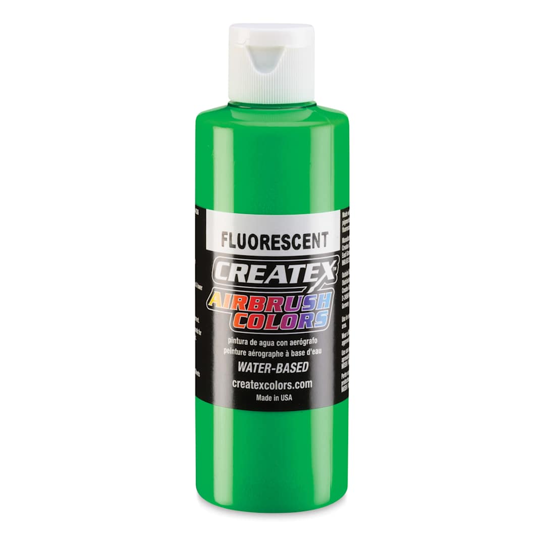 Open in modal - Createx Airbrush Color - 4 oz, Fluorescent Green