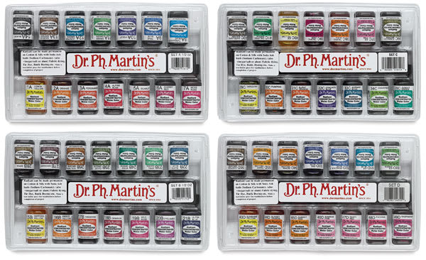 Open in modal - Set of 56 Colors (A + B + C + D)  Watercolors in Trays