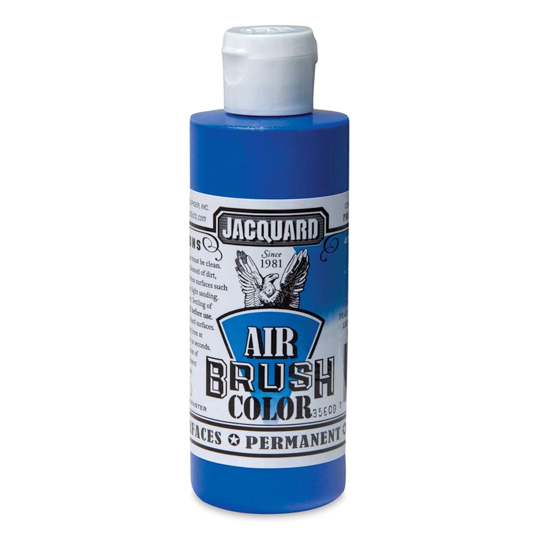 Open in modal - Jacquard Airbrush Paint - 4 oz, Metallic Blue