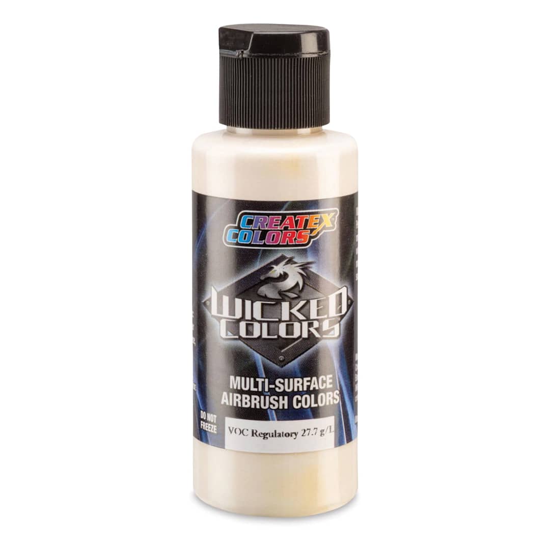Open in modal - Createx Wicked Colors Airbrush Color - Opaque Cream, 2 oz, Bottle
