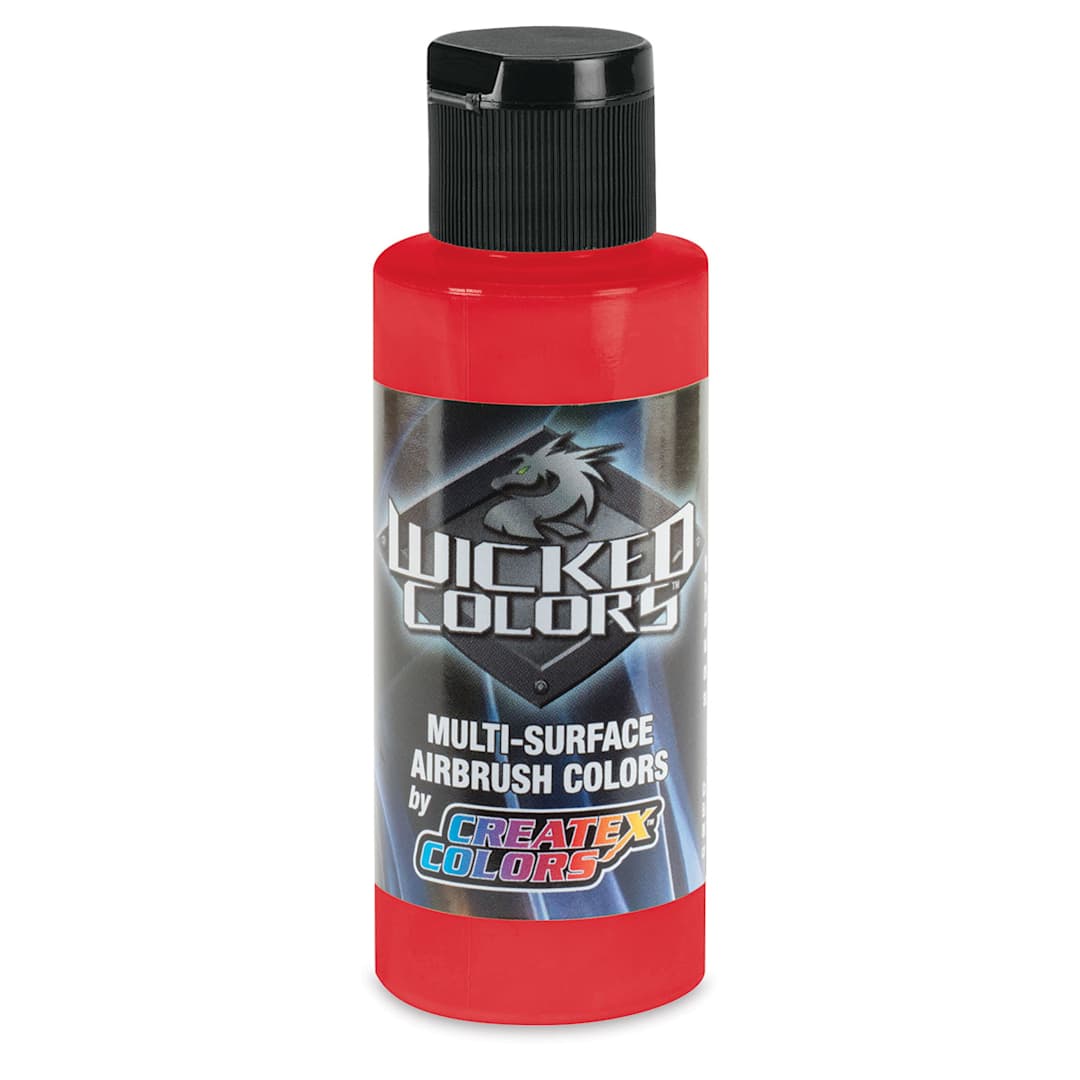 Open in modal - Createx Wicked Colors Airbrush Color - 2 oz, Detail Scarlet