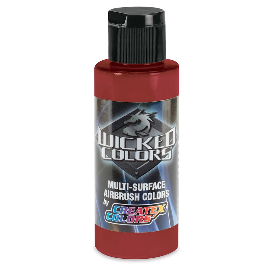 Open in modal - Createx Wicked Colors Airbrush Color - 2 oz, Detail Carmine