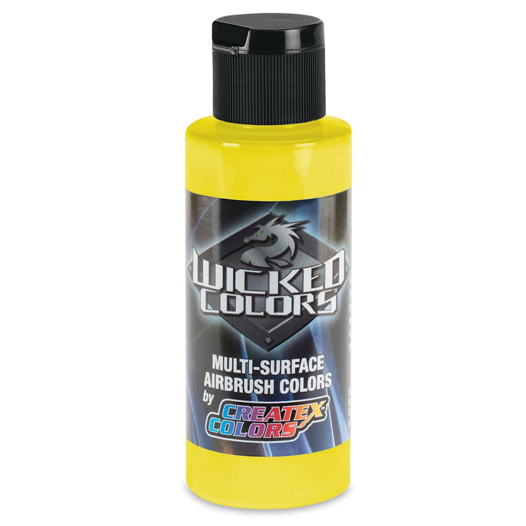 Open in modal - Createx Wicked Colors Airbrush Color - 2 oz, Detail Yellow