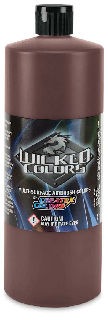 Open in modal - Createx Wicked Colors Airbrush Color - 32 oz, Detail Burnt Umber