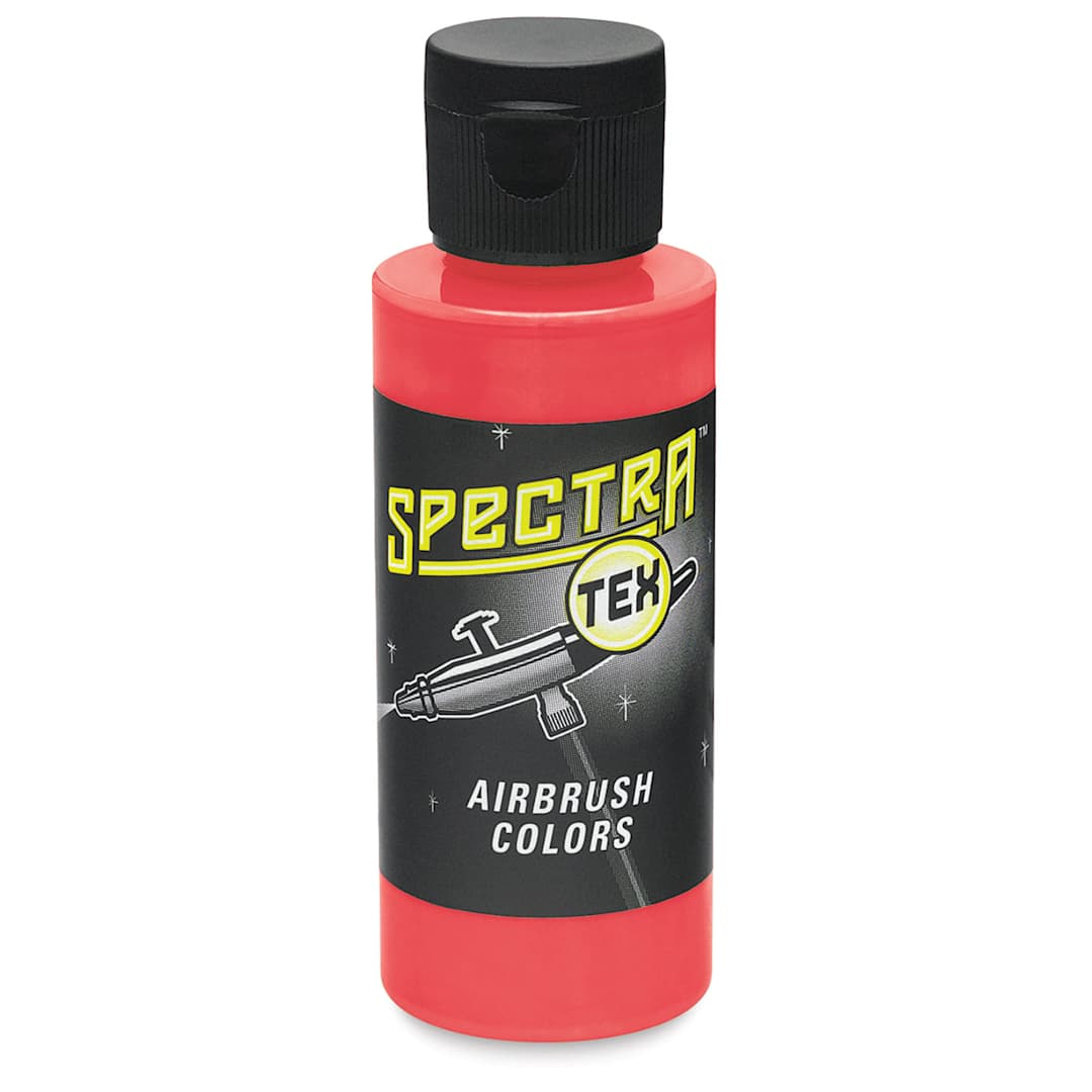Open in modal - Badger Spectra Tex Airbrush Color - 2 oz, Neon Red