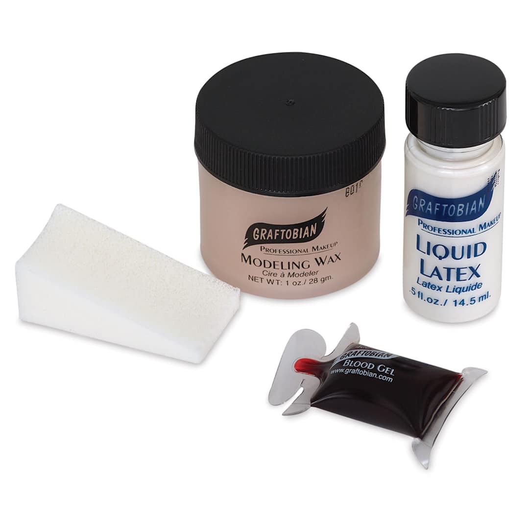 Open in modal - Graftobian Halloween Makeup Kit - Bumps and Bruises Special FX Kit (Kit contents)