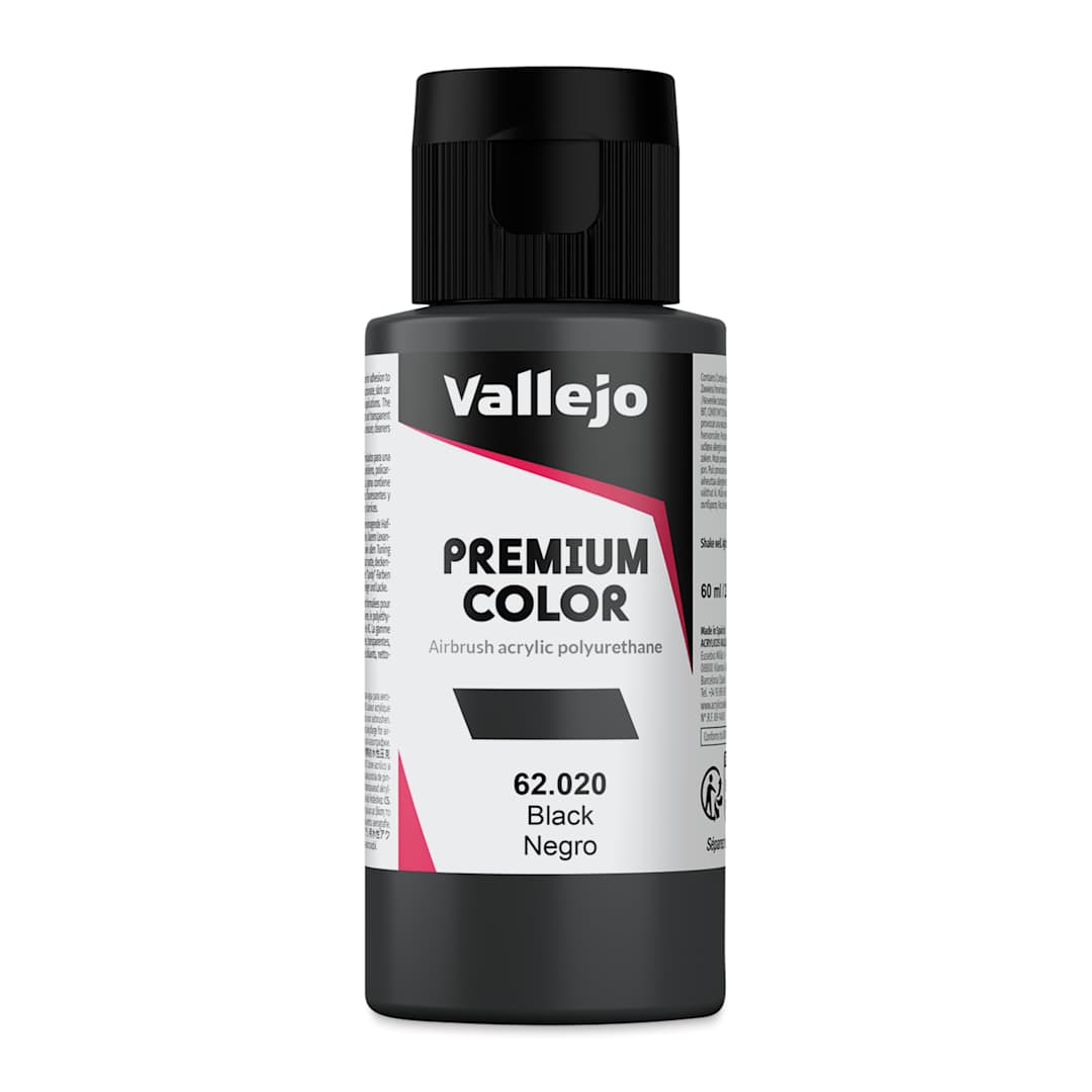 Open in modal - Vallejo Premium Airbrush Colors - 60 ml, Black