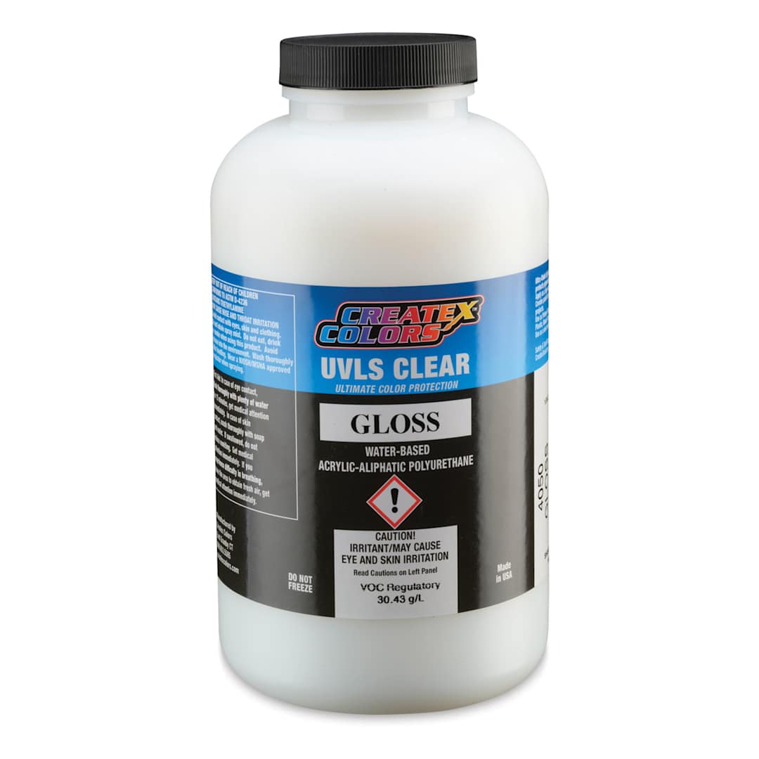 Open in modal - Createx Airbrush Clears - UVLS Top Coat, Gloss, 32 oz, Bottle