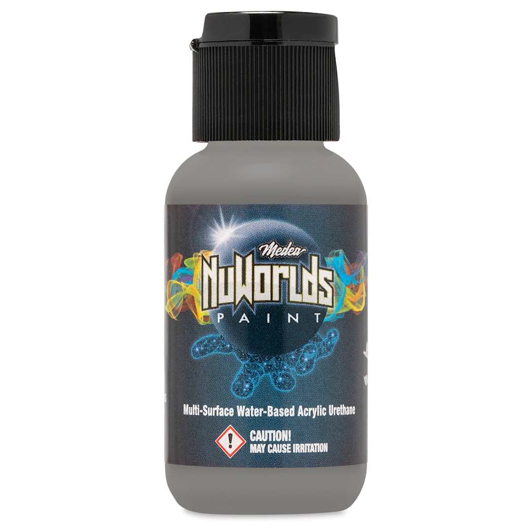 Open in modal - Iwata Medea NuWorlds Airbrush Paints - Zenith Medium Grey, 1 oz