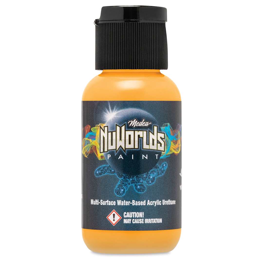 Open in modal - Iwata Medea NuWorlds Airbrush Paints - Opaque Chrome Yellow, 1 oz