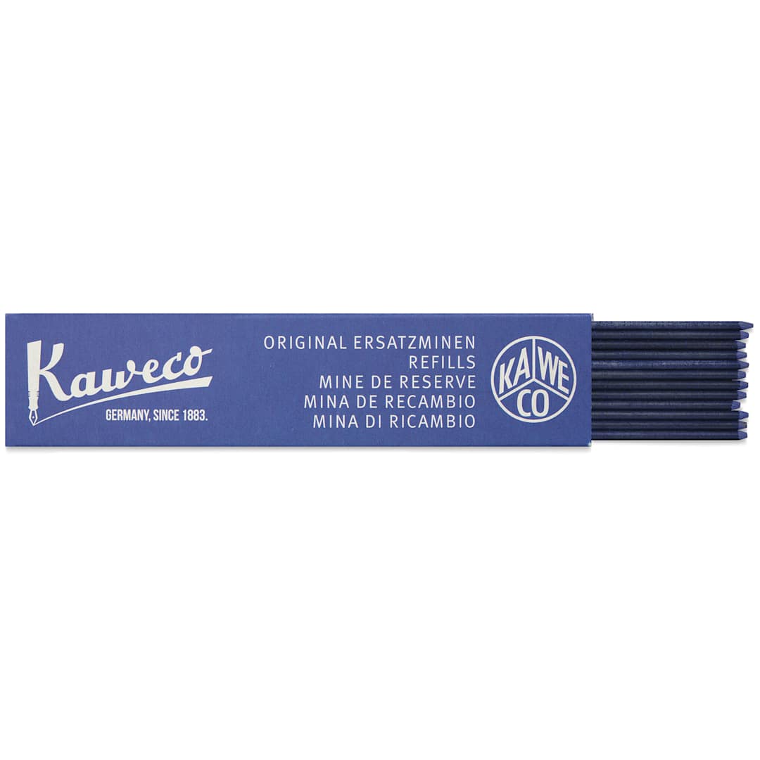 Open in modal - Kaweco Colored Lead Refills - Blue, leads in packaging shown