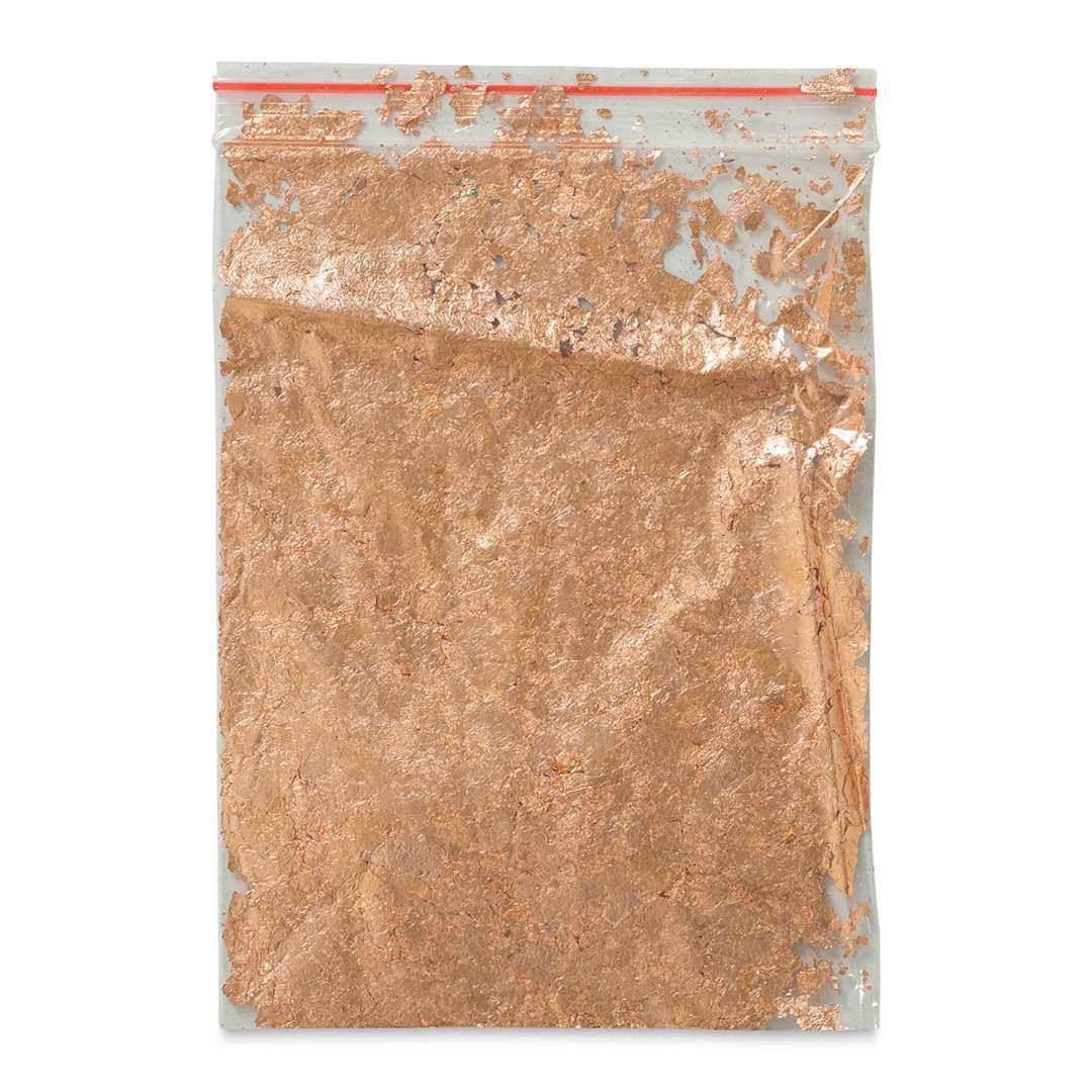 Open in modal - Mona Lisa Metal Leaf Flakes - Copper Metal Flake, 3g sealed packaging