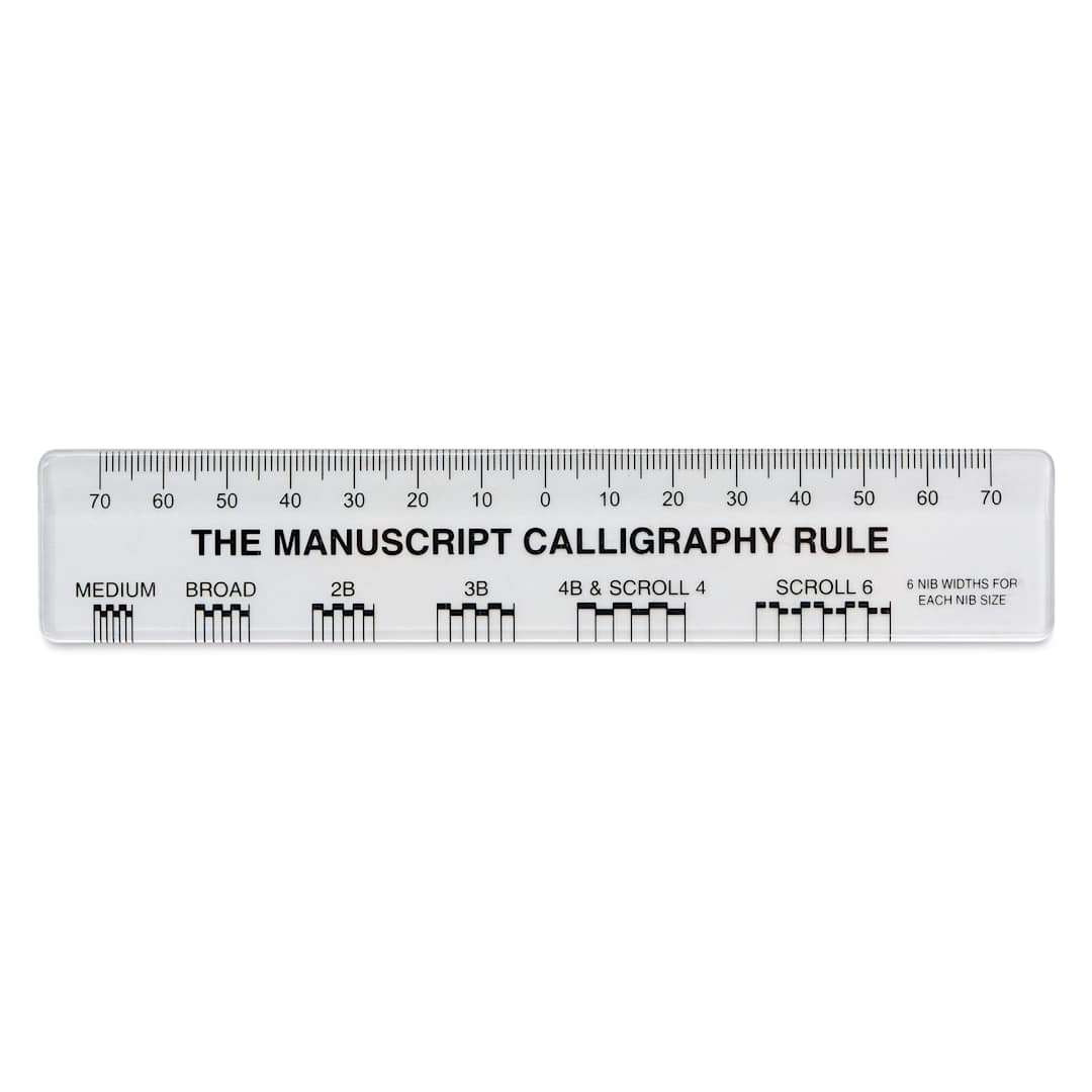 Open in modal - Manuscript Calligraphy Rule - 6"