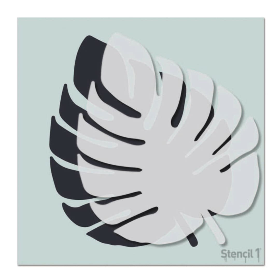 Open in modal - Stencil1 Stencil - Monstera, Large, 11'' x 11''
