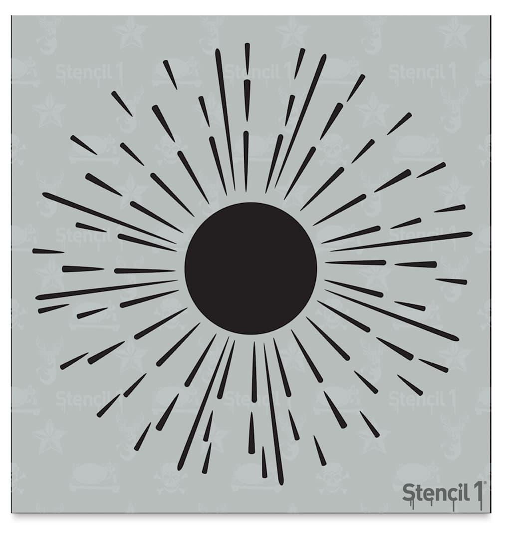 Open in modal - Stencil1 Stencil - Radial, 5-3/4" x 6"