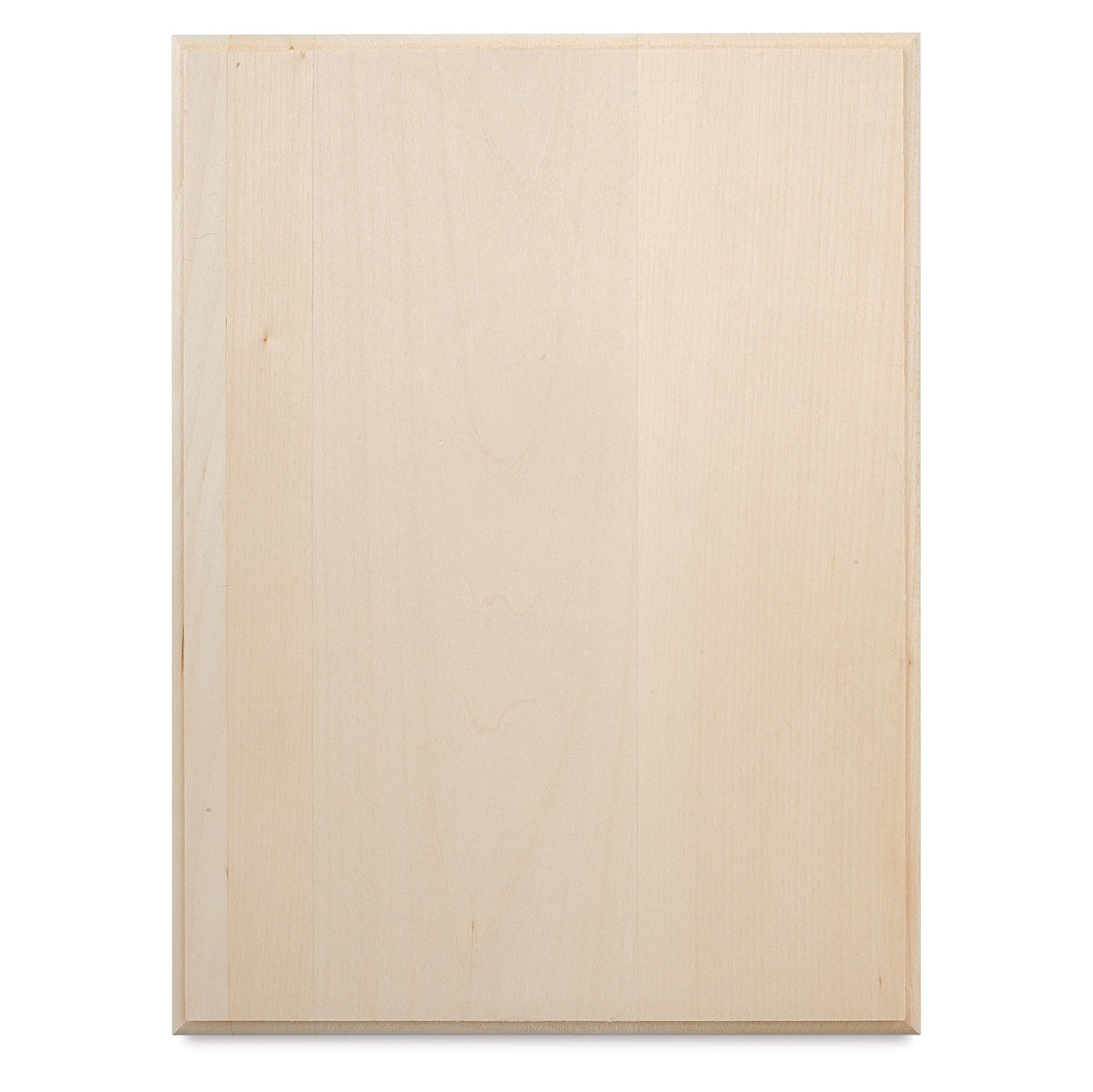 Open in modal - Walnut Hollow Basswood Plaques - Top view of Rectangular plaque
