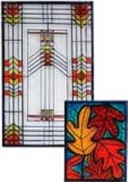 Open in modal - prairie style stained glass clings