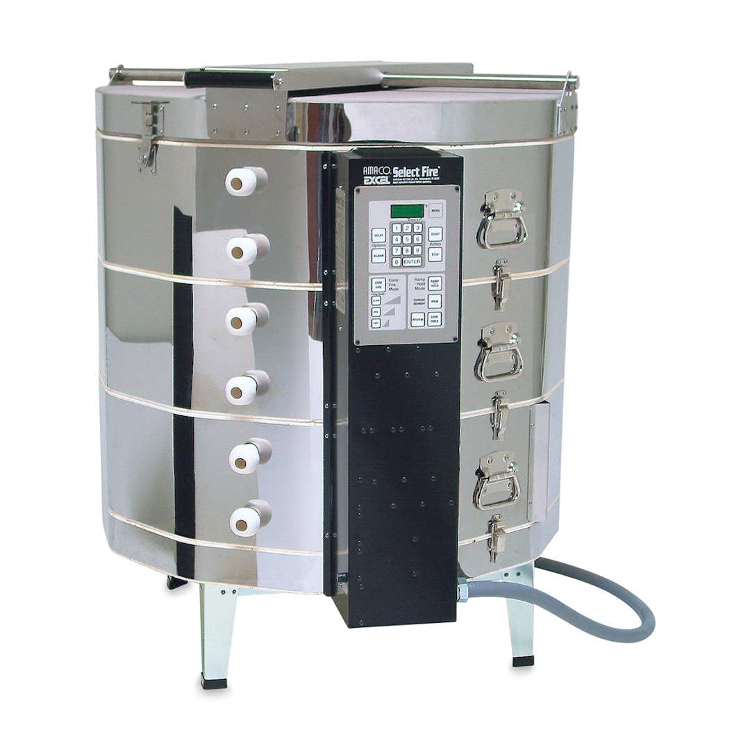 Open in modal - Amaco Excel Kiln with EZ-Lift - EX399SF, 240V, 1P, 48A, 28" Dia x 27" D