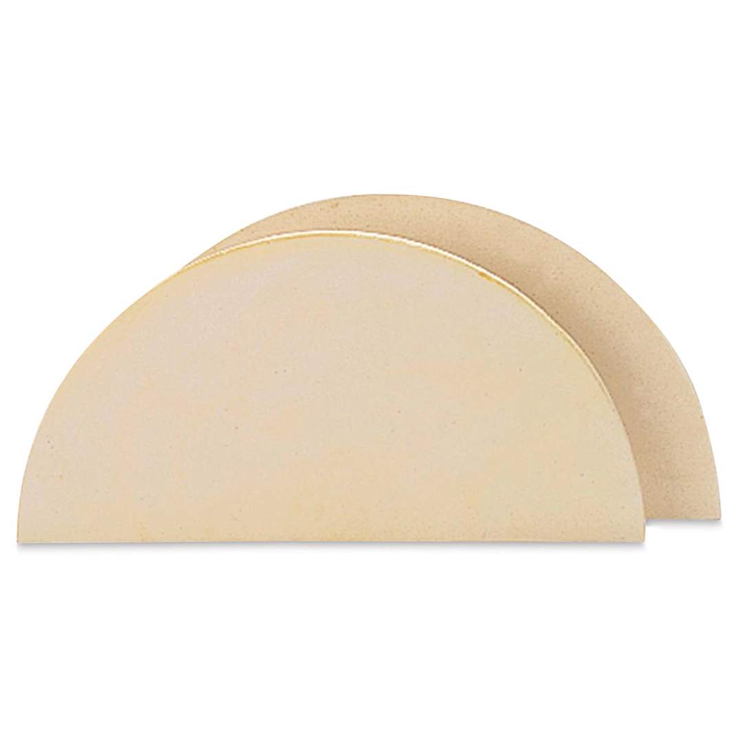 Open in modal - Amaco Kiln Shelf for Model EX-226 - 15 1/2'', Half Round