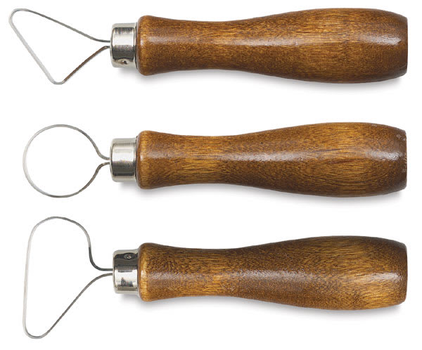 Open in modal - Kemper Ceramic Loop Tools - Set of 3 Tools shown horizontally