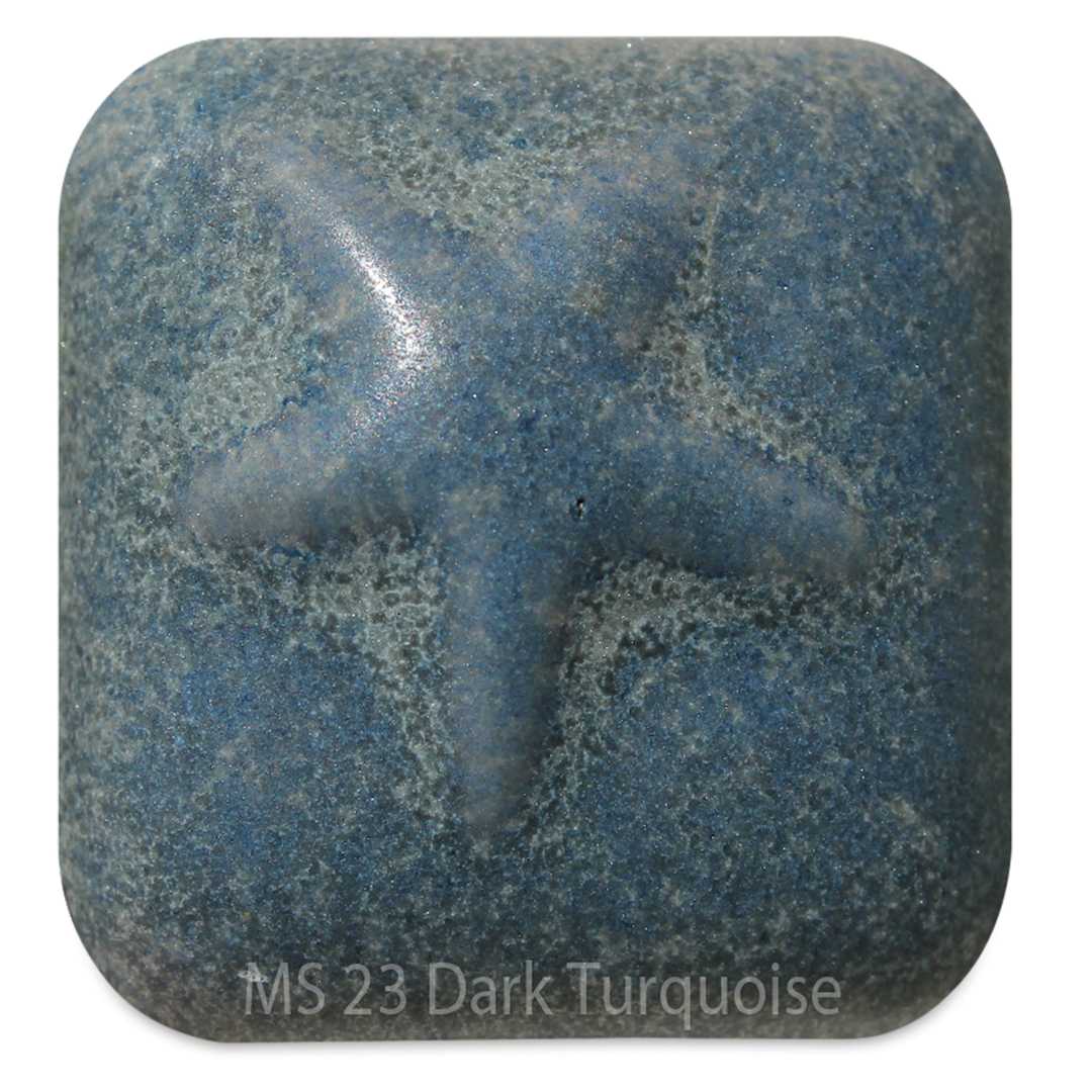 Open in modal - Laguna Moroccan Sand Glaze - MS-23 Dark Turquoise Matte, Pint