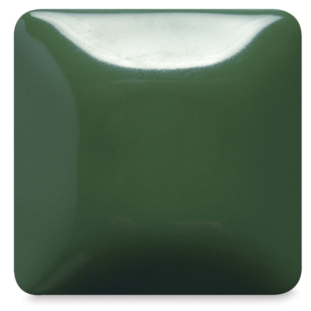 Open in modal - Mayco Stroke & Coat Wonderglaze - Just Froggy, fired at cone 06 oxidation