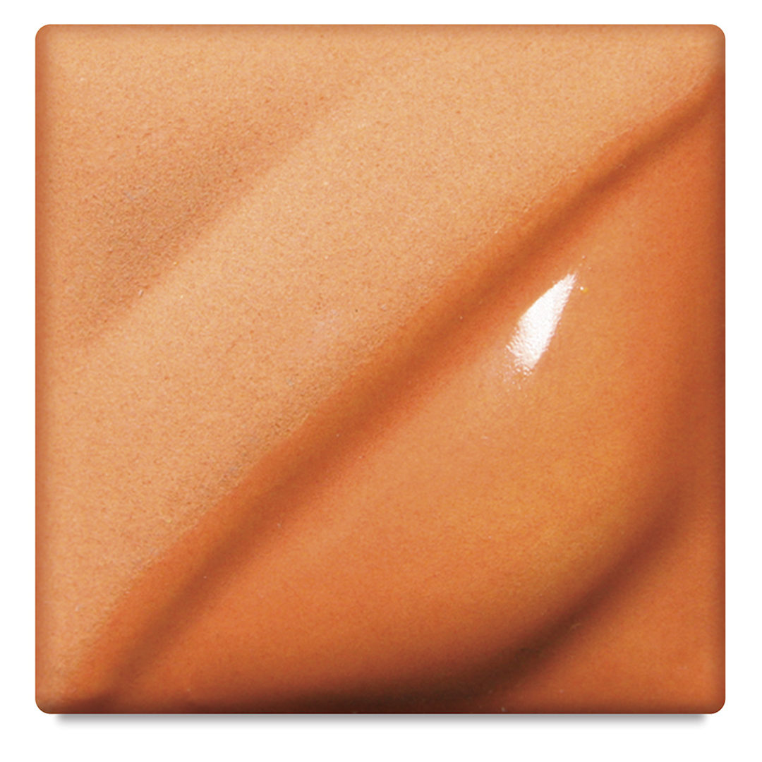 Open in modal - Amaco Lead-Free Velvet Underglaze - Real Orange, 16 oz