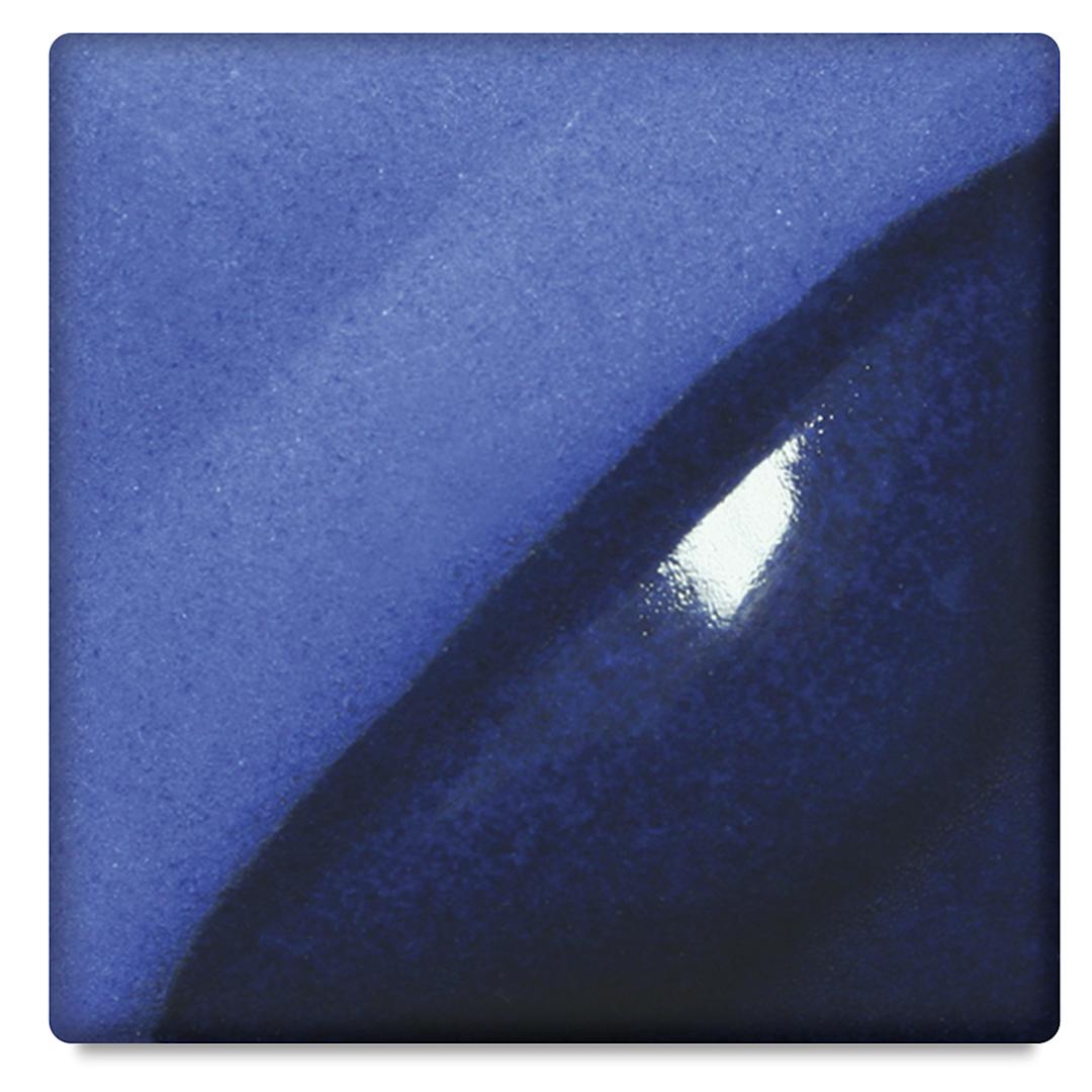 Open in modal - Amaco Lead-Free Velvet Underglaze - Electric Blue, 16 oz